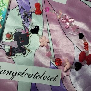 Handmade Tokidoki Keychain Bag Charm Unicorno Glow in the Dark Kawaii Y2K Gyaru